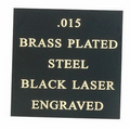 Black Brass Engraving Sheet Stock (12"x24"x0.15")